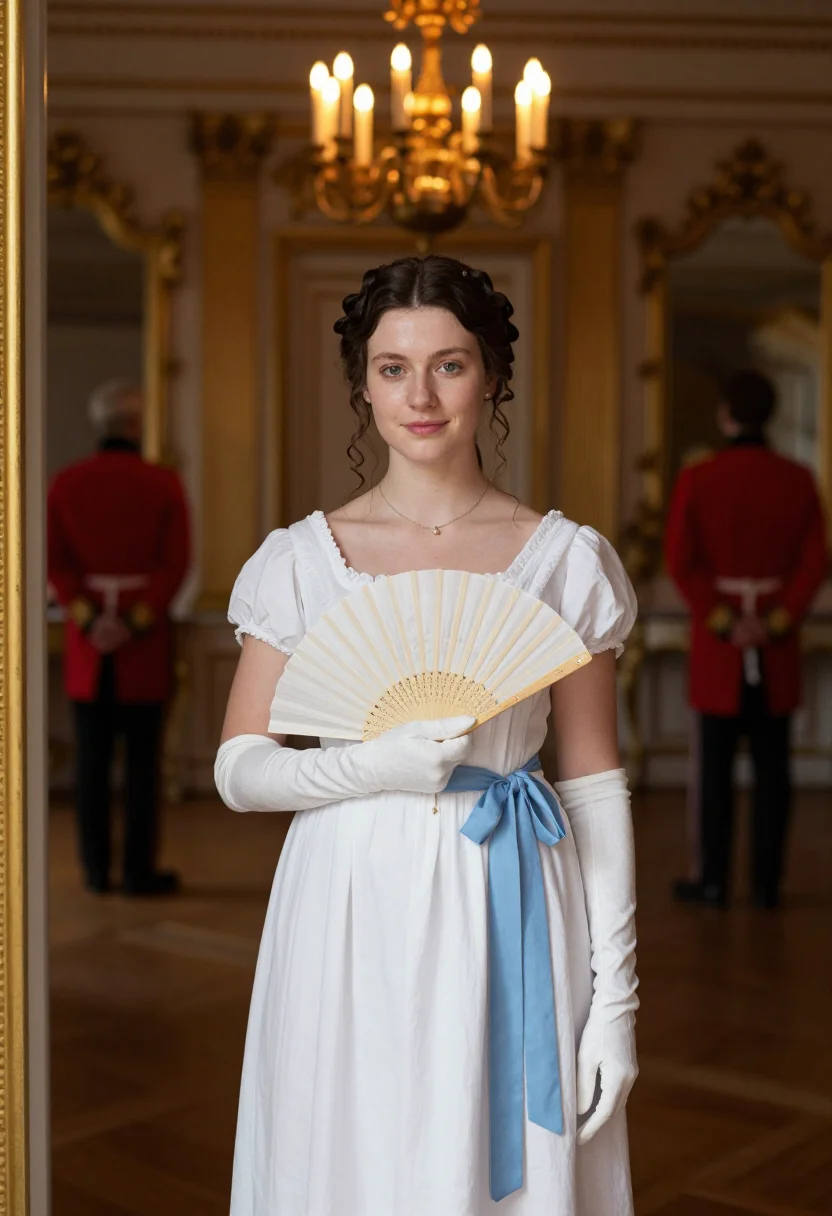 AI elizabeth bennet sample — portrait of a woman, half-length portrait of a Western-Europ