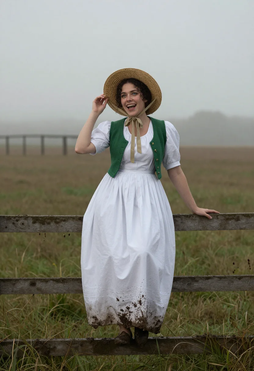 AI elizabeth bennet sample — portrait of a woman, full-length portrait of a Western-Europ