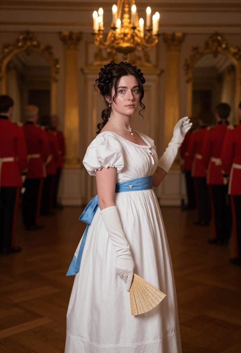 AI elizabeth bennet sample — portrait of a woman, three-quarter-length portrait of a West