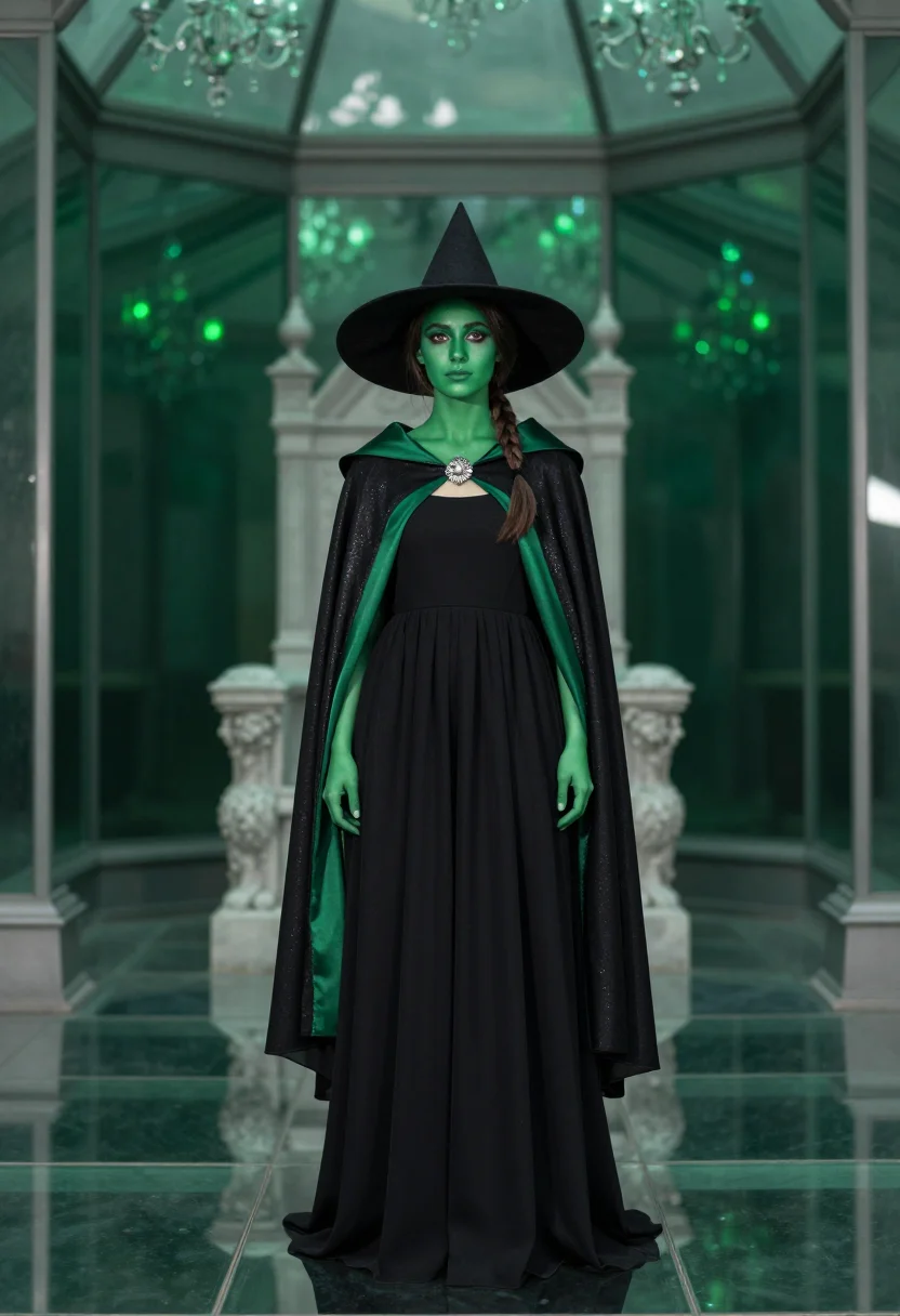 AI elphaba sample — portrait of a woman, full-length portrait of a woman of West