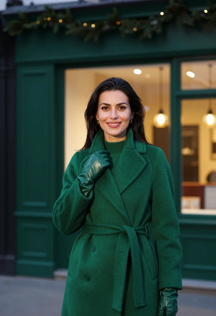 Example portrait from the AI Emerald Shopfront — Free Preview, Train Once