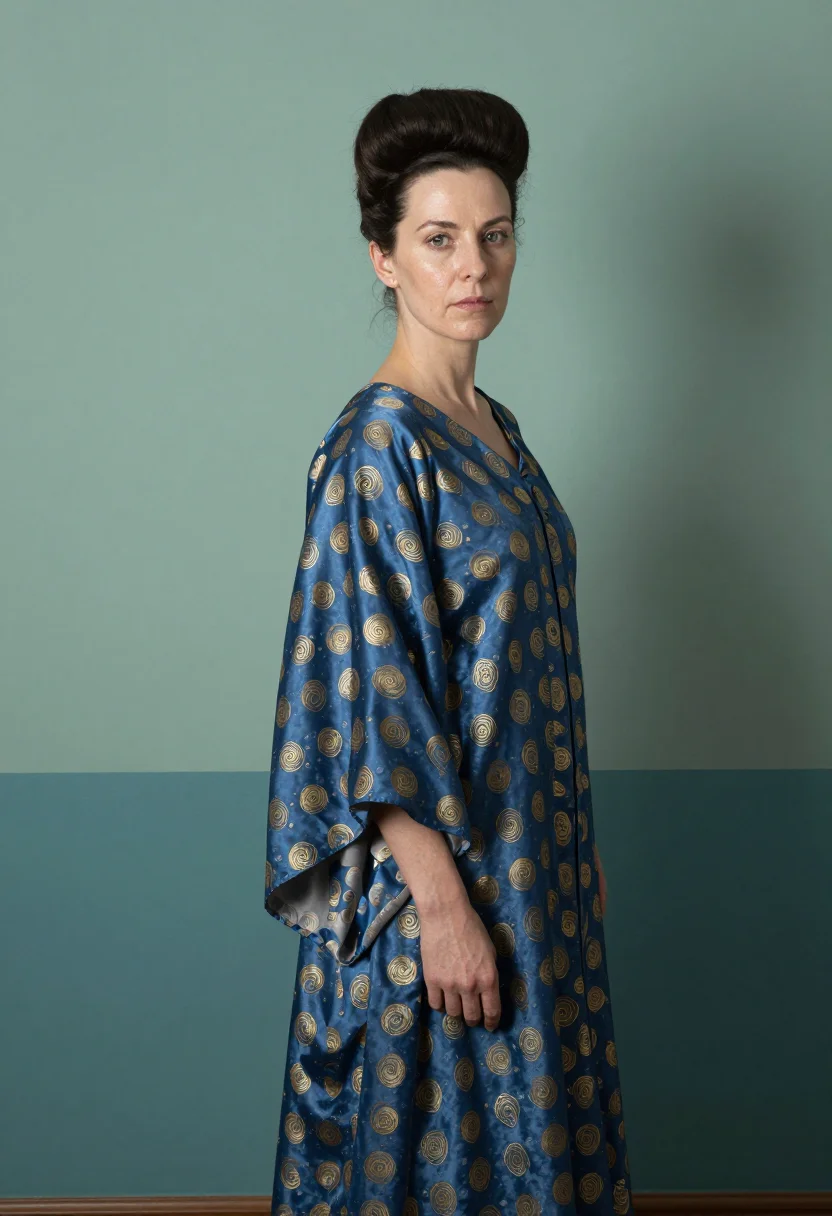AI emilie floge sample — portrait of a woman, three-quarter-length portrait of a West