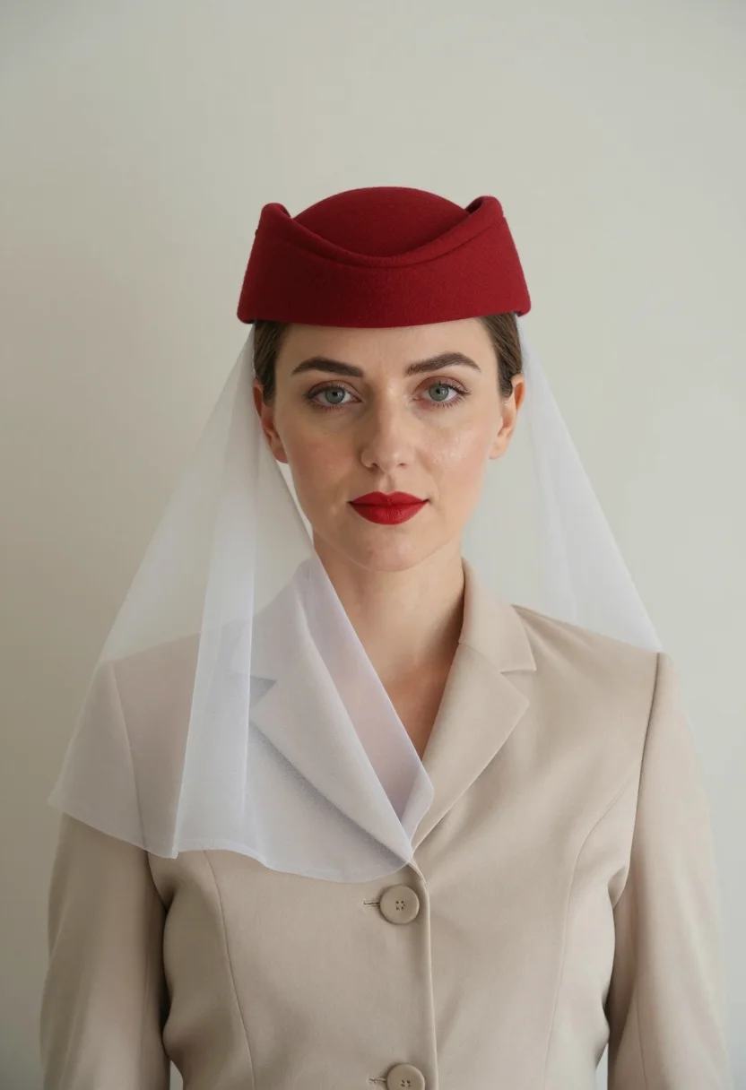 AI emirates crew sample — portrait of a woman, tight head-and-shoulders portrait of a