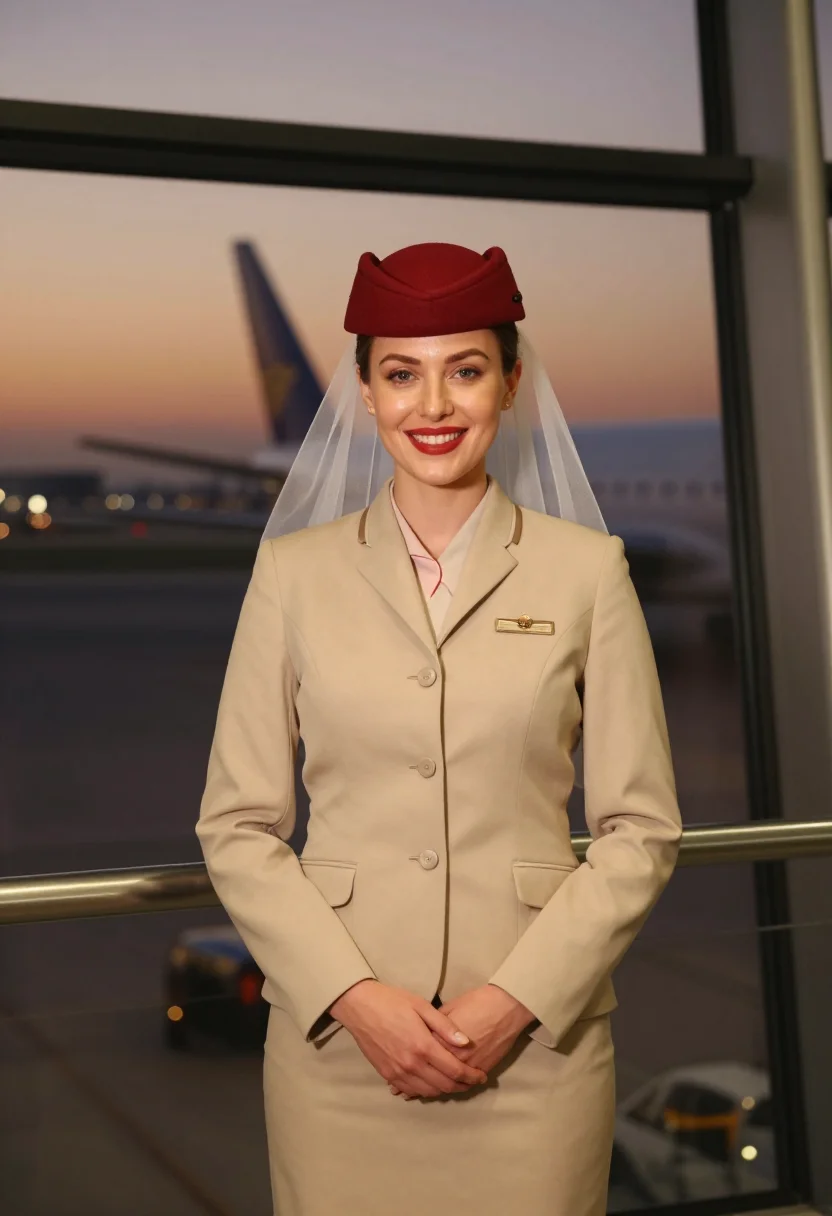 Example portrait from the AI Emirates Crew — Free Preview, Train Once
