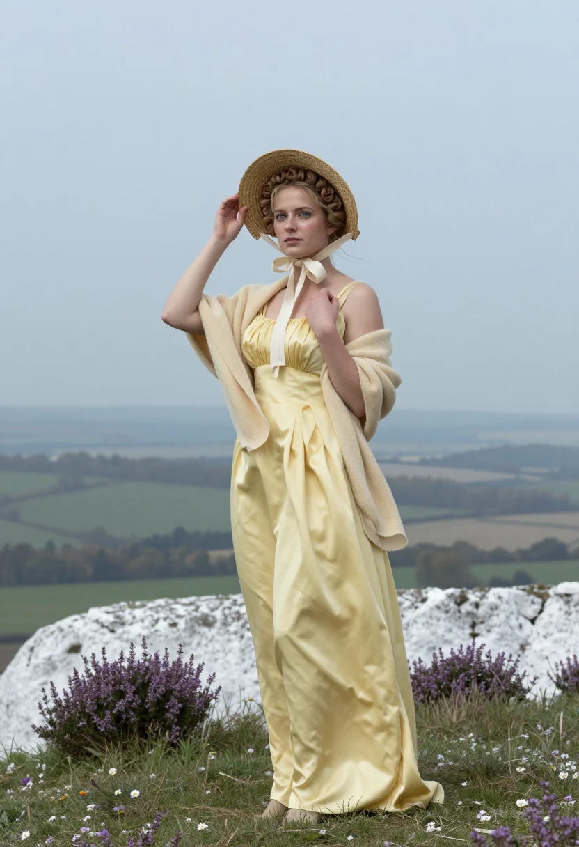 AI emma woodhouse sample — portrait of a woman, full-length portrait of a Western-Europ
