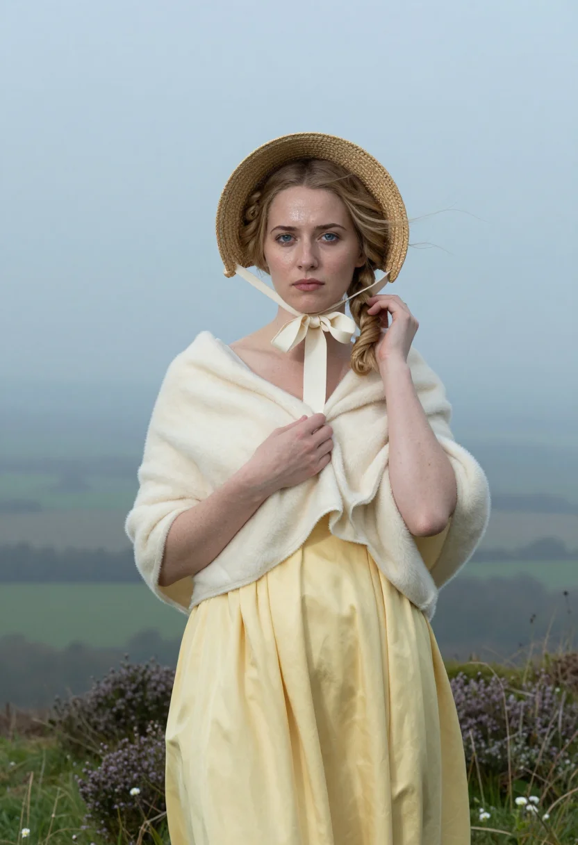 AI emma woodhouse sample — portrait of a woman, half-length portrait of a Western-Europ