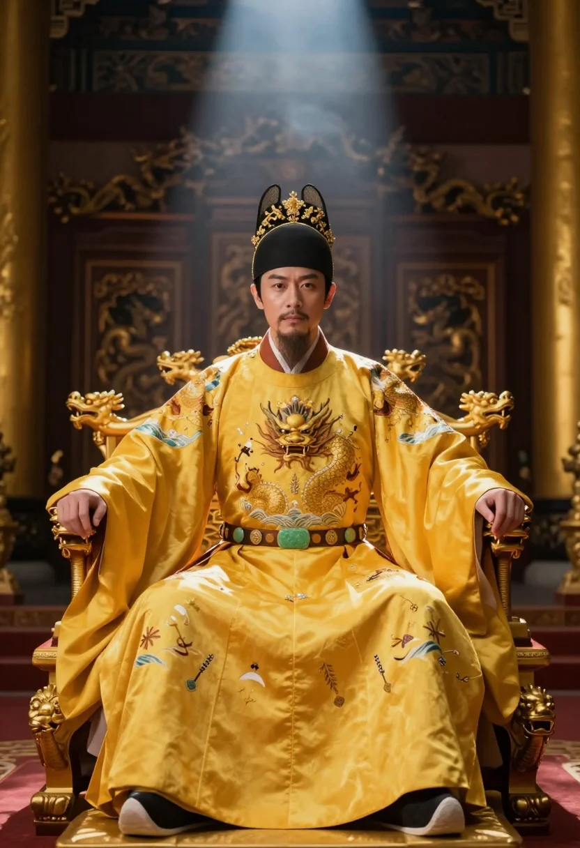 Example portrait from the AI Emperor — Free Preview, Train Once