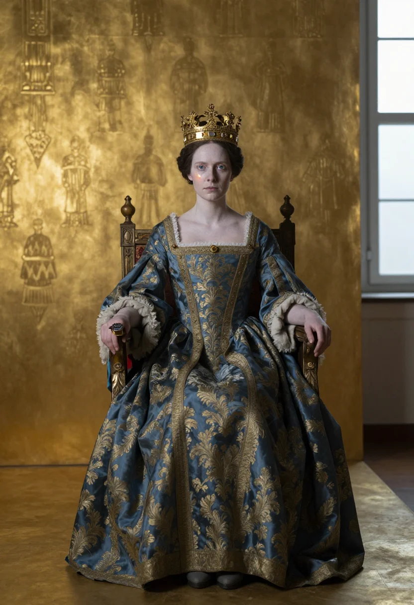 AI empress matilda sample — portrait of a woman, full-length portrait of a Western-Europ