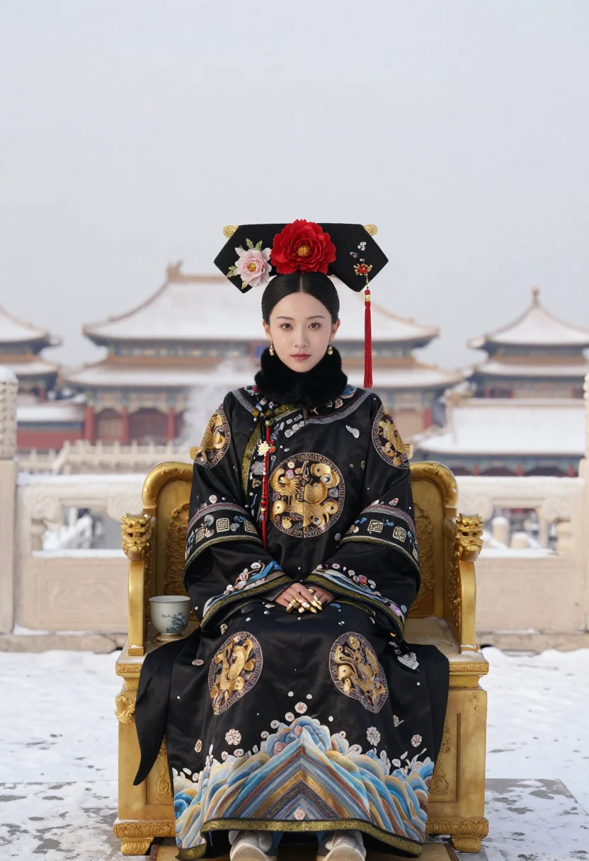 AI empress sample — portrait of a woman, full-length portrait of a Chinese woman