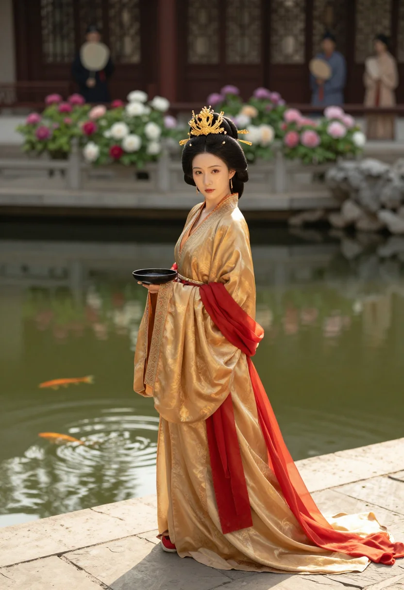 AI empress sample — portrait of a woman, full-length portrait of a Chinese woman