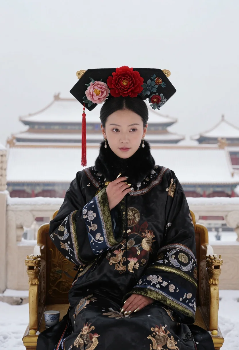 AI empress sample — portrait of a woman, half-length portrait of a Chinese woman