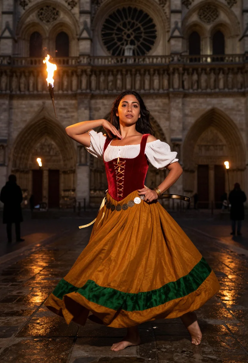 AI esmeralda sample — portrait of a woman, half-length portrait of a Southern-Euro