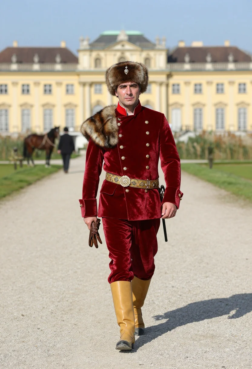 AI esterhazy fertod sample — portrait of a man, full-length portrait of a Central-Europea