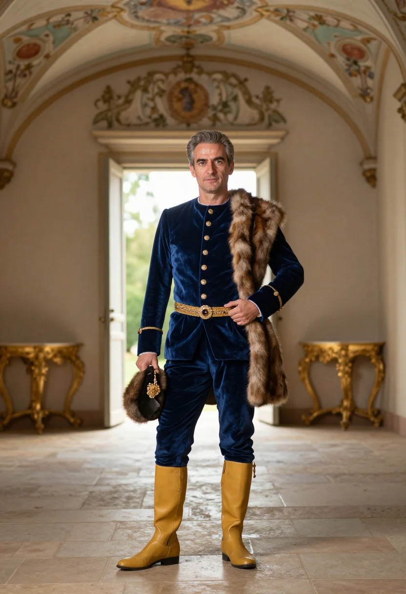 AI esterhazy fertod sample — portrait of a man, full-length portrait of a Central-Europea