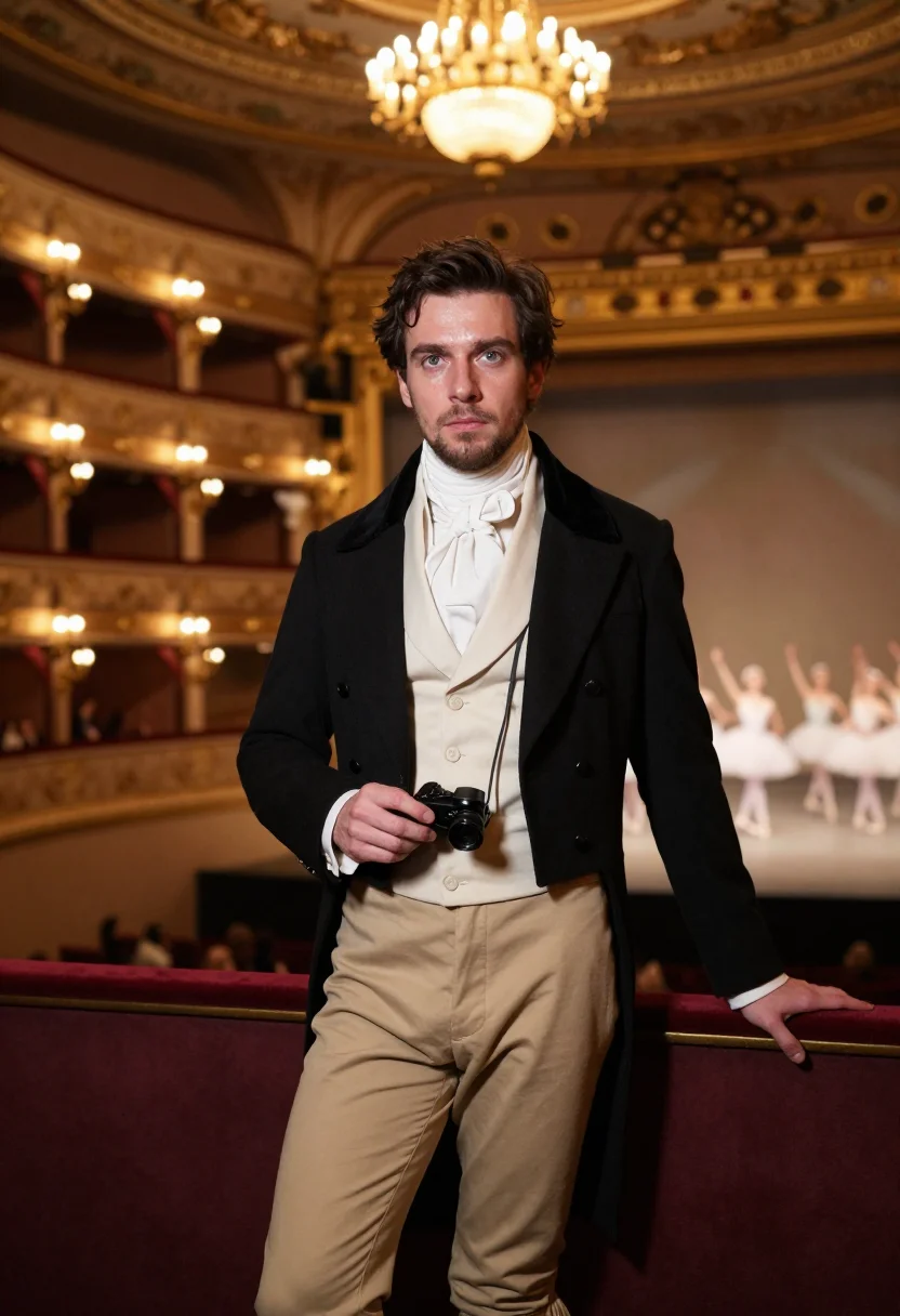 AI eugene onegin sample — portrait of a man, three-quarter-length portrait of a Russia