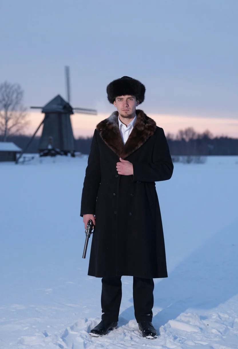 AI eugene onegin sample — portrait of a man, full-length portrait of a Russian man of