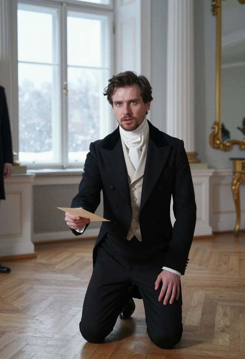 AI eugene onegin sample — portrait of a man, three-quarter-length portrait of a Russia
