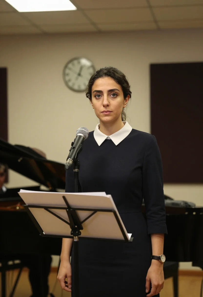 AI fairuz sample — portrait of a woman, half-length three-quarter portrait of a