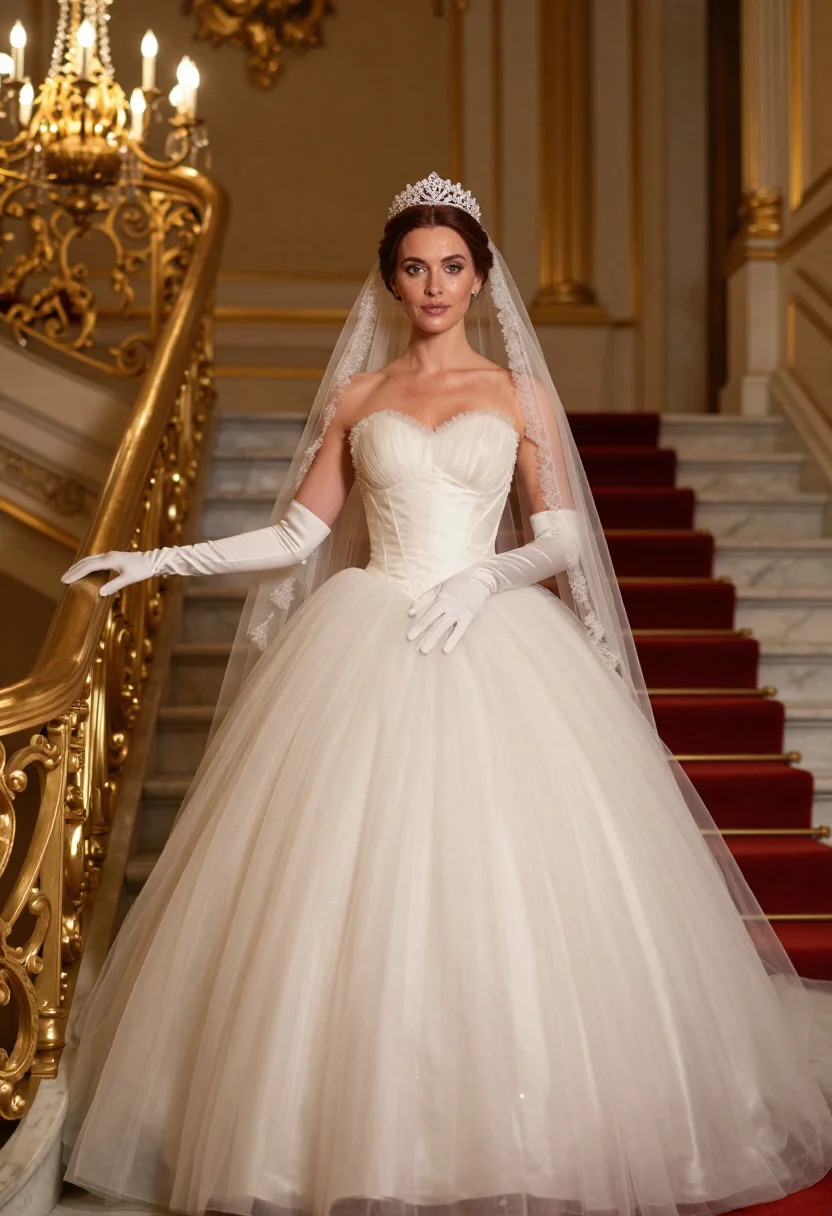 AI fairytale bride sample — portrait of a woman, half-length portrait of a Western-Europ