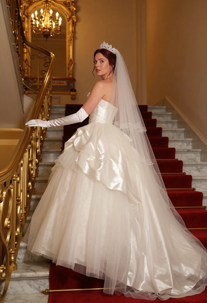 AI fairytale bride sample — portrait of a woman, three-quarter-length portrait of a West