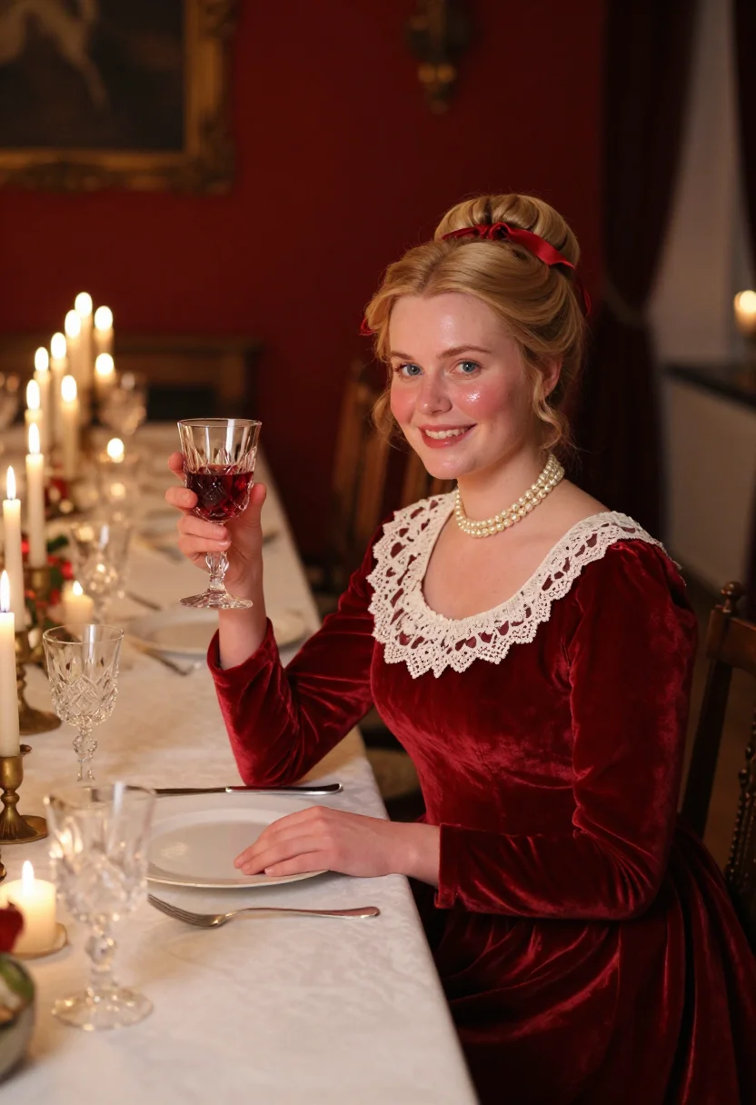AI fanny and alexander sample — portrait of a woman, half-length portrait of a Scandinavian