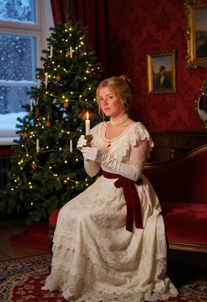 AI fanny and alexander sample — portrait of a woman, three-quarter-length portrait of a Scan