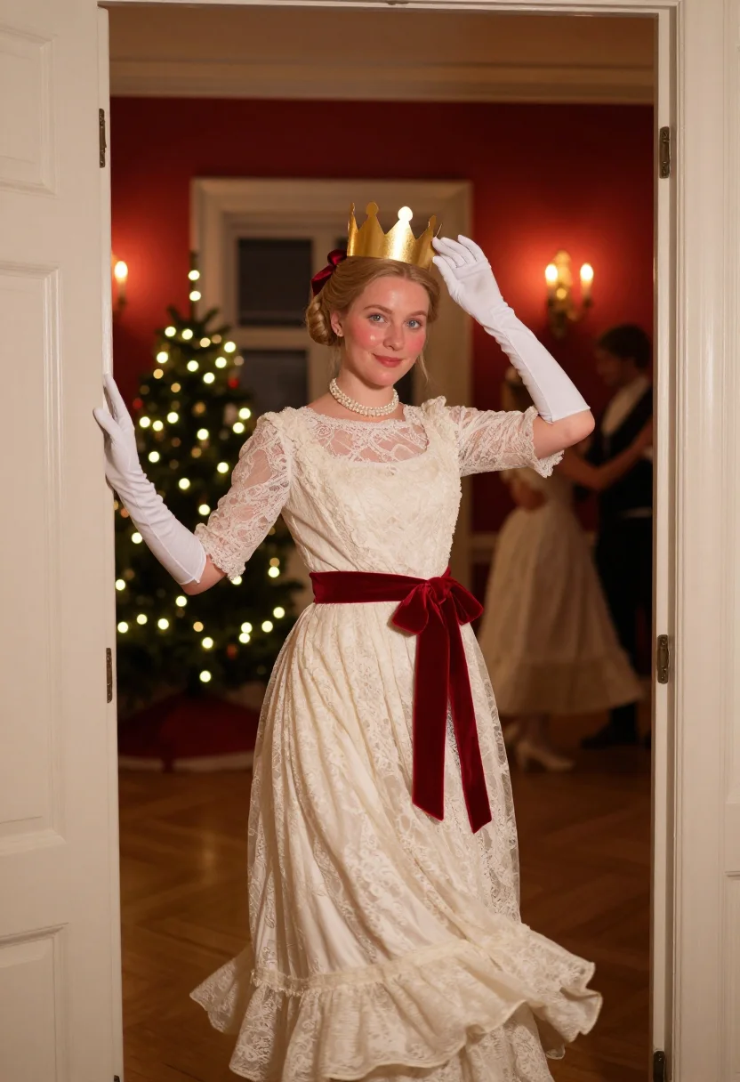 AI fanny and alexander sample — portrait of a woman, half-length portrait of a Scandinavian