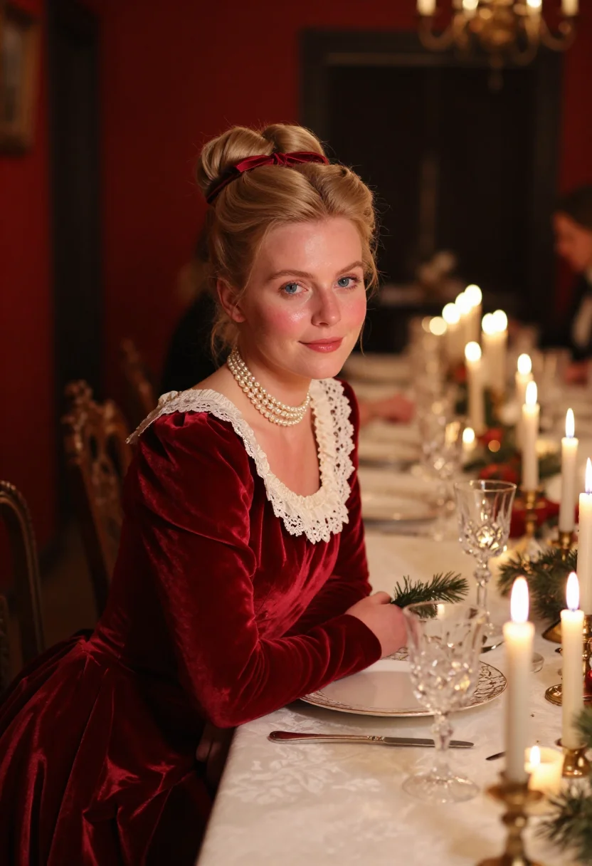 AI fanny and alexander sample — portrait of a woman, tight chest-up portrait of a Scandinavi
