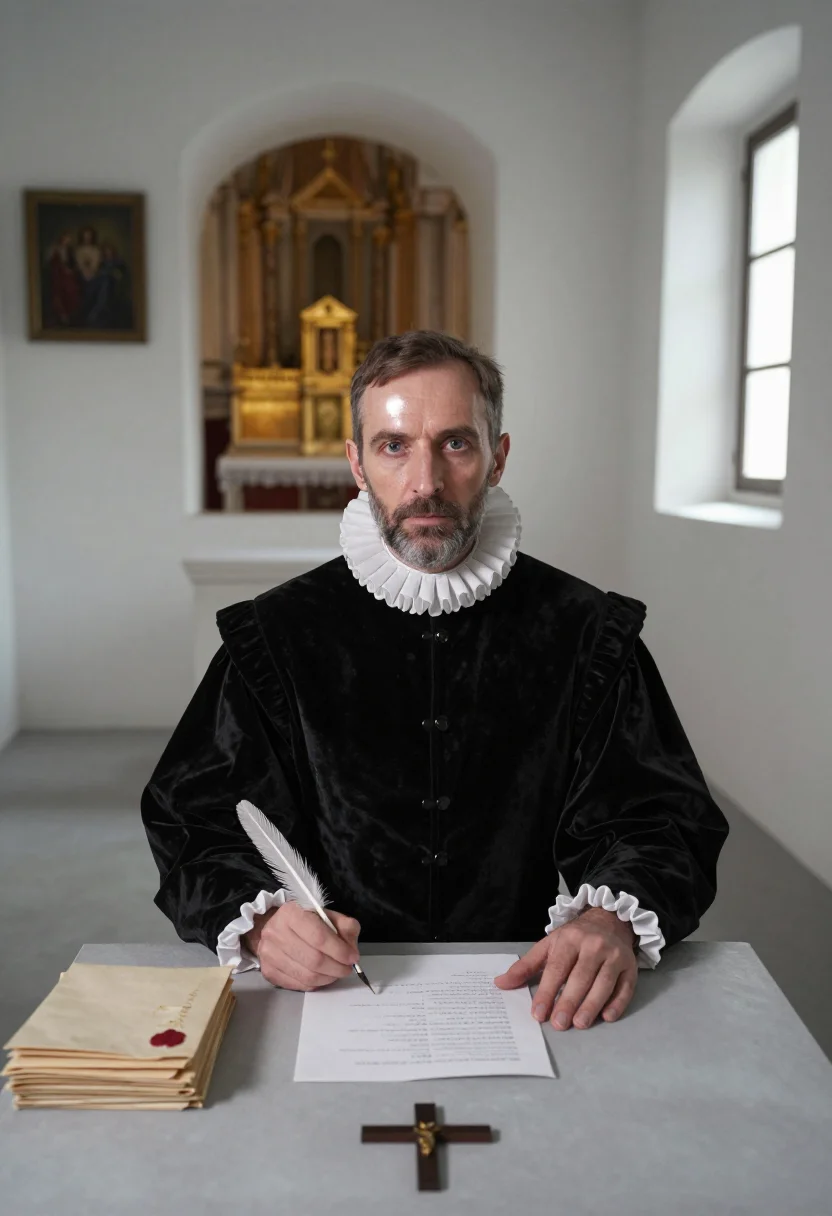AI felipe ii escorial sample — portrait of a man, half-length portrait of a Western-Europea