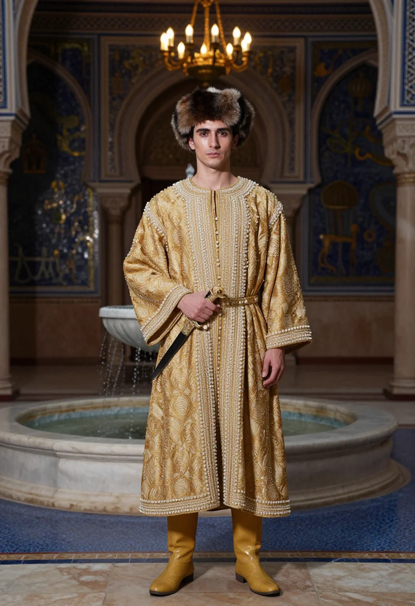 AI felix yusupov sample — portrait of a man, full-length frontal portrait of a Western