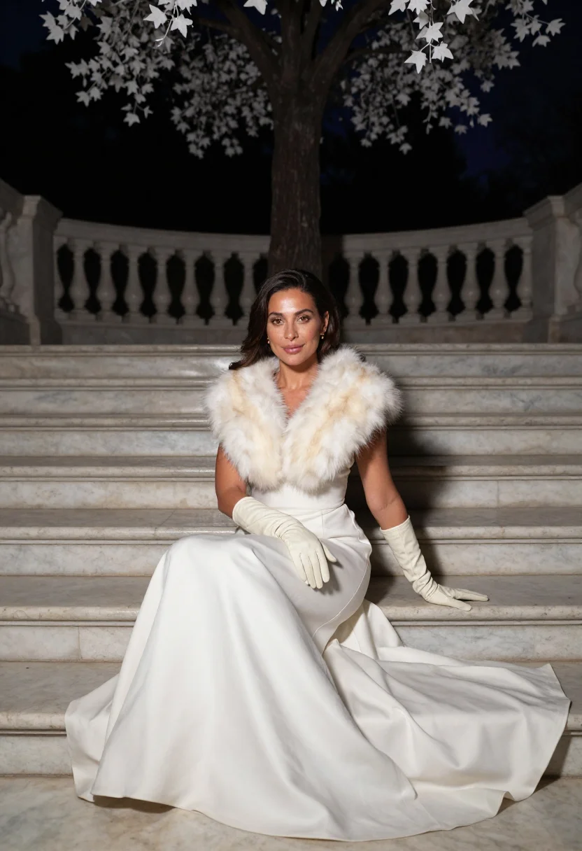 AI fendi eur natale sample — portrait of a woman, three-quarter-length seated portrait of