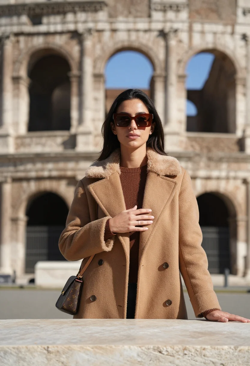 AI fendi roma sample — portrait of a woman, chest-up portrait of an Italian woman i