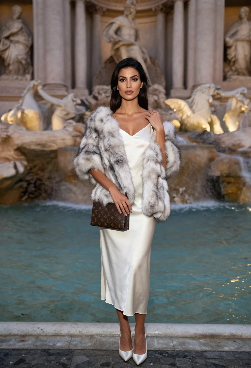 AI fendi roma sample — portrait of a woman, chest-up portrait of an Italian woman i