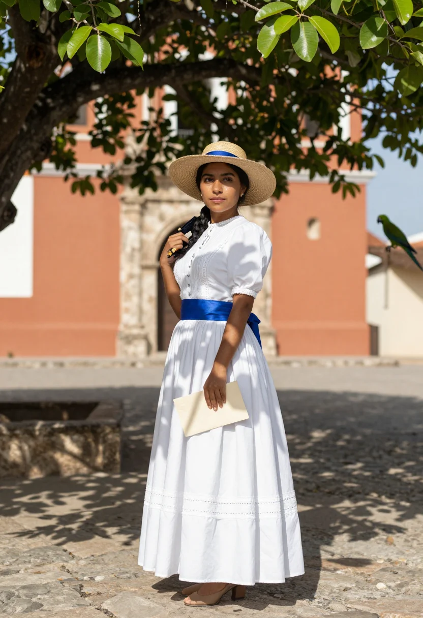 AI fermina daza sample — portrait of a woman, full-length portrait of a woman of Colo