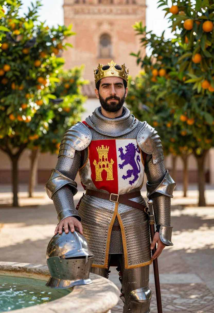 AI fernando iii sample — portrait of a man, three-quarter-length portrait of a Wester