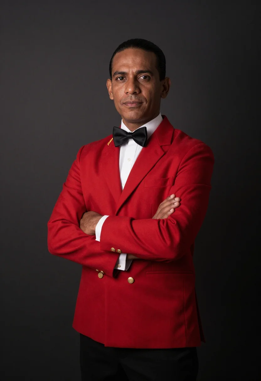 AI floridita cantinero sample — portrait of a man, three-quarter-length portrait of a Cuban