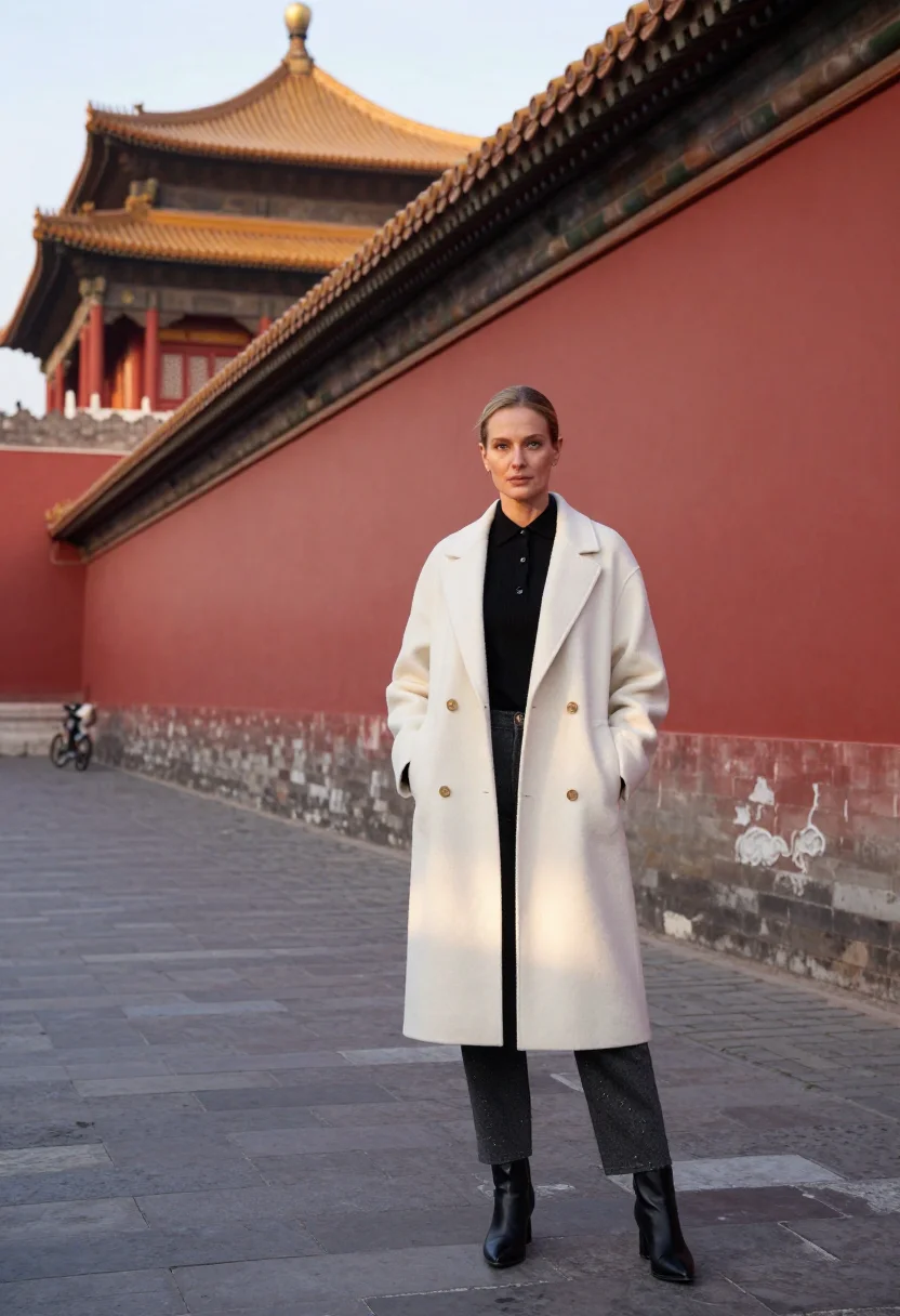 AI forbidden city sample — portrait of a woman, full-length portrait of a Western-Europ