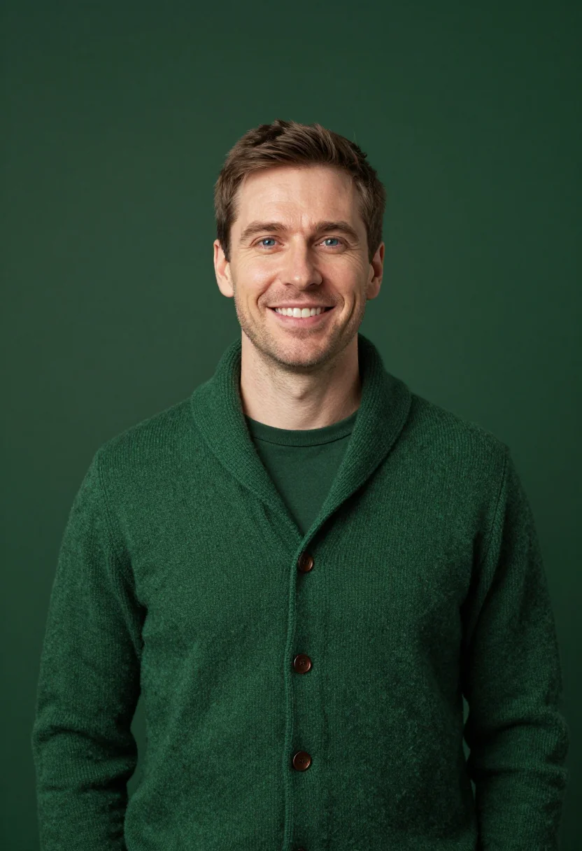 Example portrait from the AI Forest Knit Headshot — Free Preview, Train Once