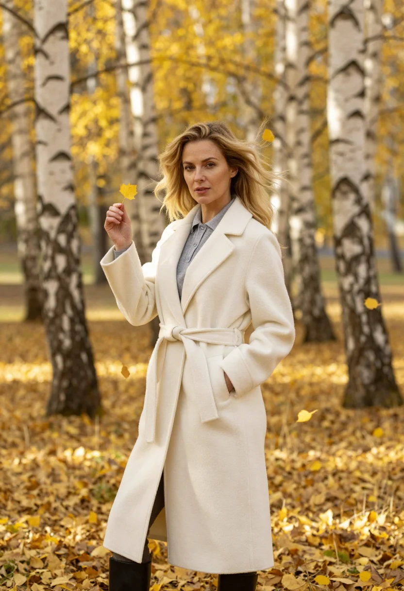 AI forest sample — three-quarter-length portrait of a Western European woman wi