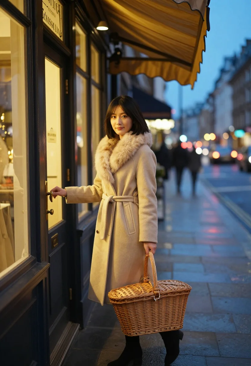 AI fortnum mason noel sample — portrait of a woman, full-length portrait of a woman of East