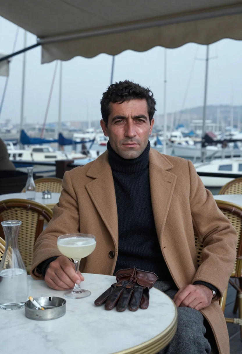 Example portrait from the AI French Connection — Free Preview, Train Once