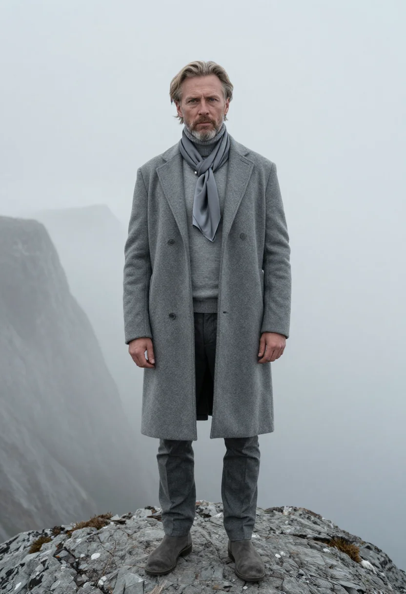 AI friedrich gris sample — portrait of a man, half-length portrait of a Northern-Europe