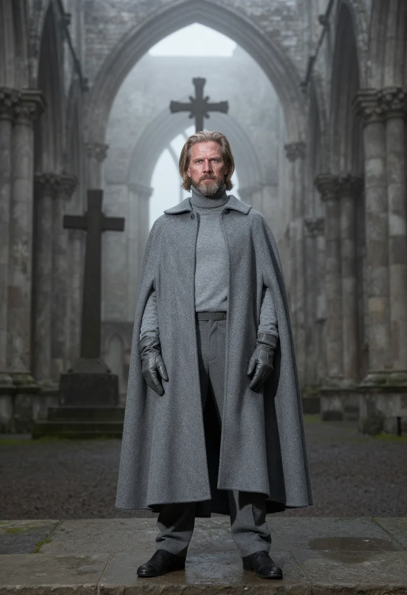 AI friedrich gris sample — portrait of a man, full-length portrait of a Northern-Europe