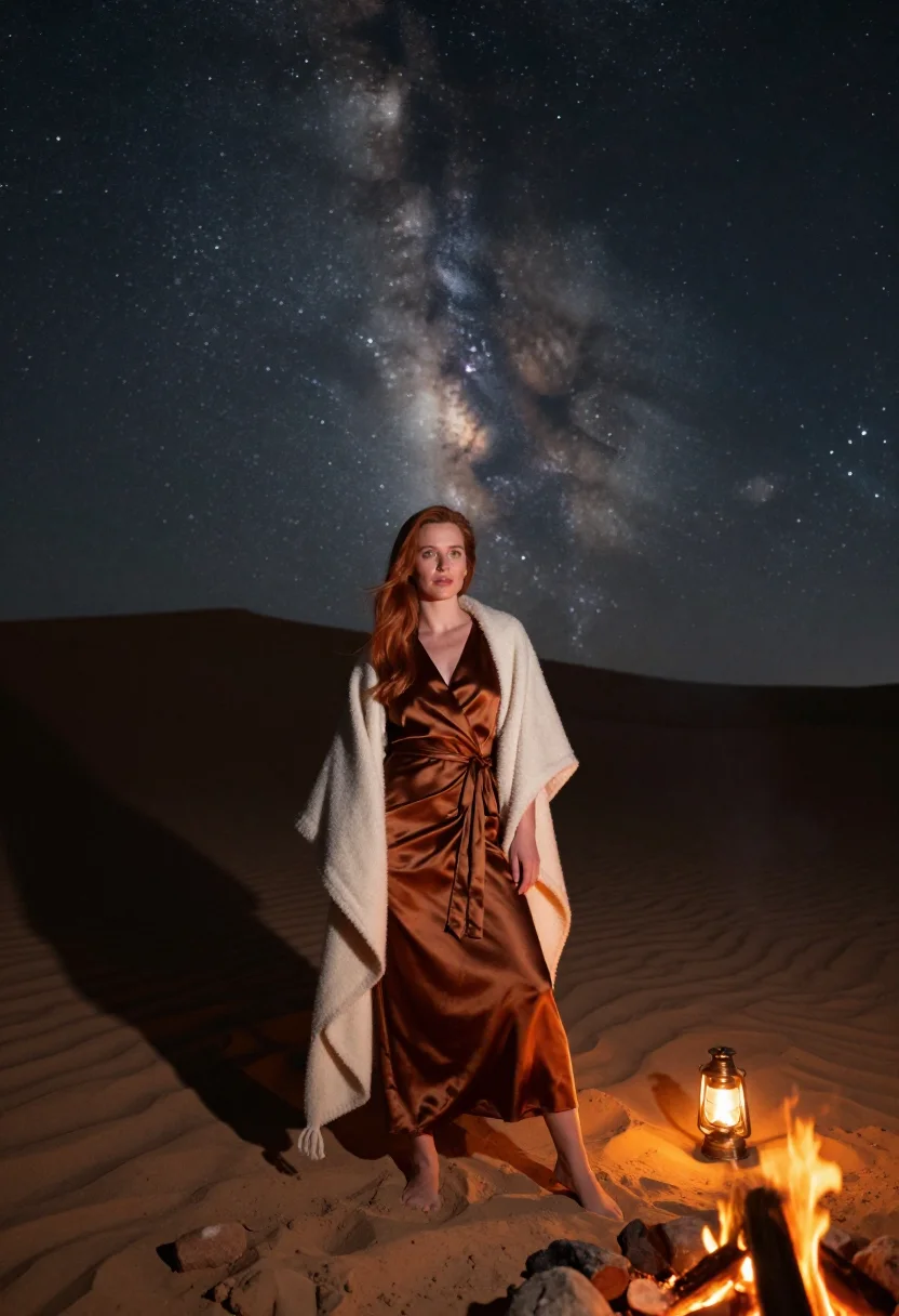 AI galaxy sample — portrait of a woman, full-length portrait of a Western-Europ