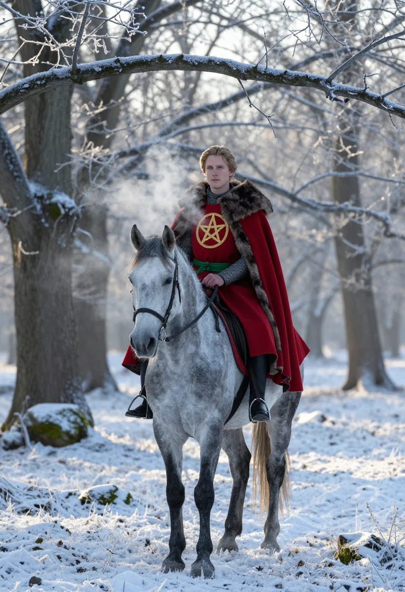 AI gawain green knight sample — portrait of a man, full-length portrait of a Western-Europea