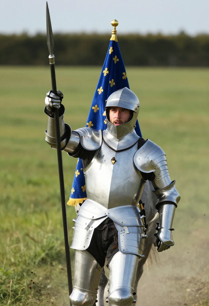 AI gendarme sample — portrait of a man, chest-up portrait of a Western-European m