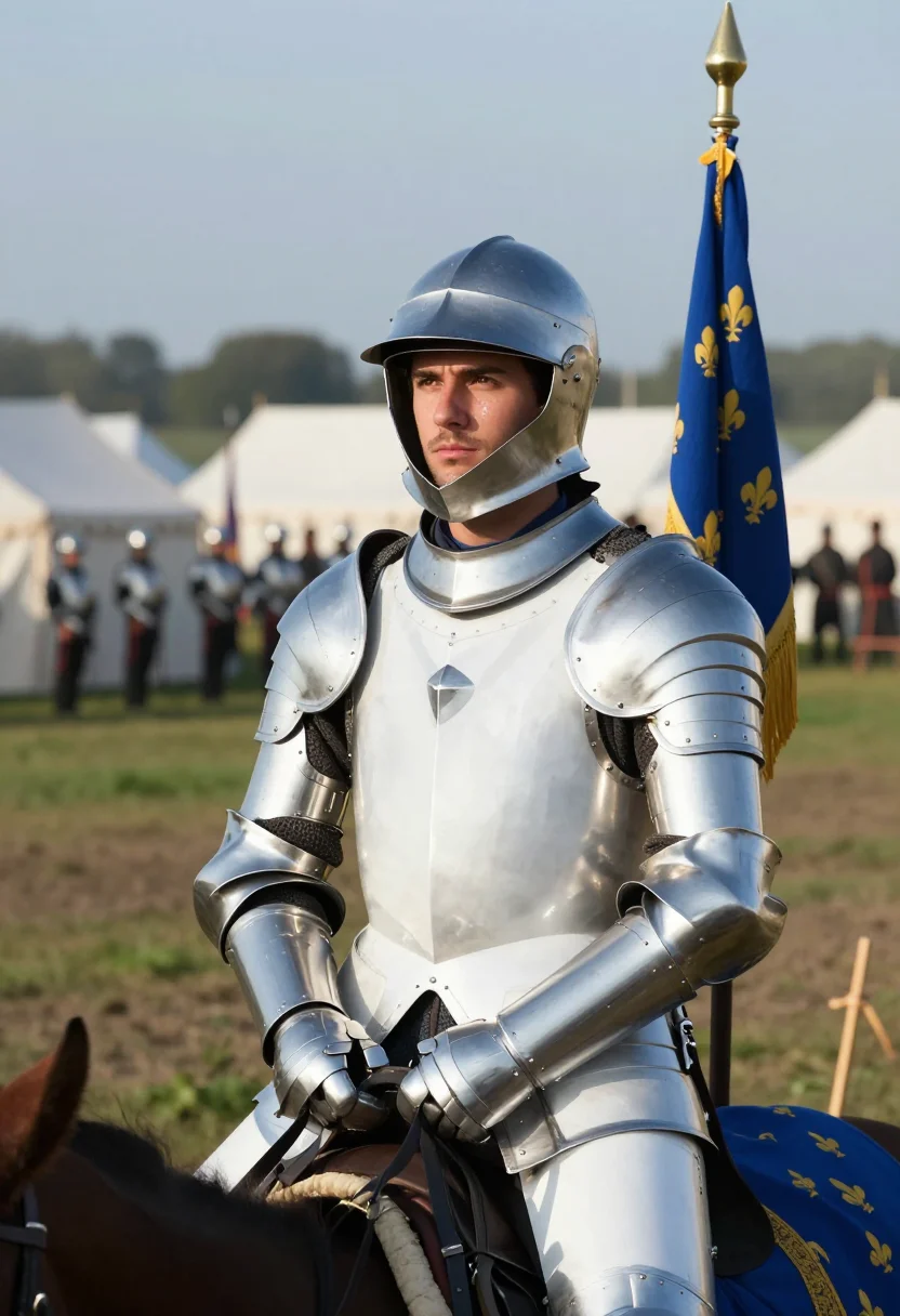 AI gendarme sample — portrait of a man, chest-up portrait of a Western-European m