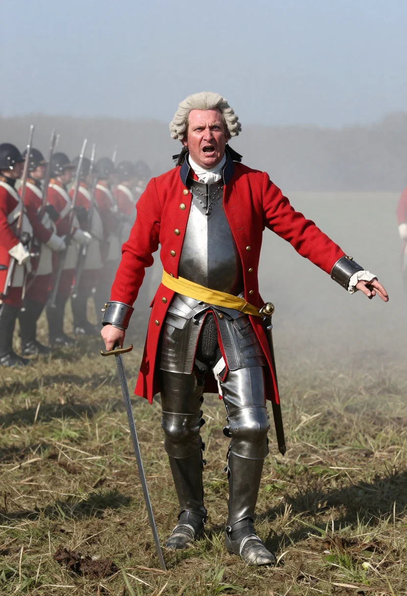 AI george ii water music sample — portrait of a man, full-length portrait of a Western-Europea