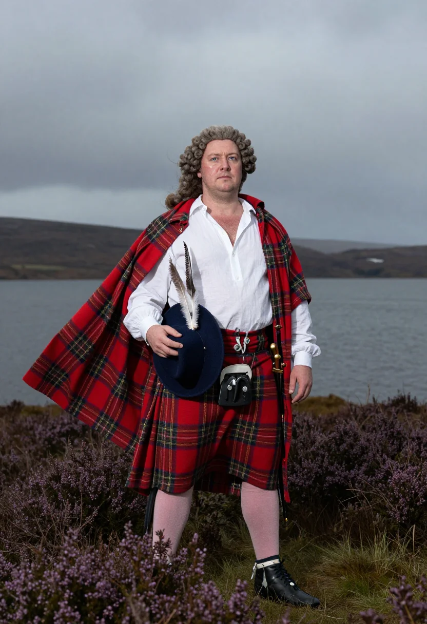AI george iv holyrood sample — portrait of a man, half-length portrait of a man of Western-