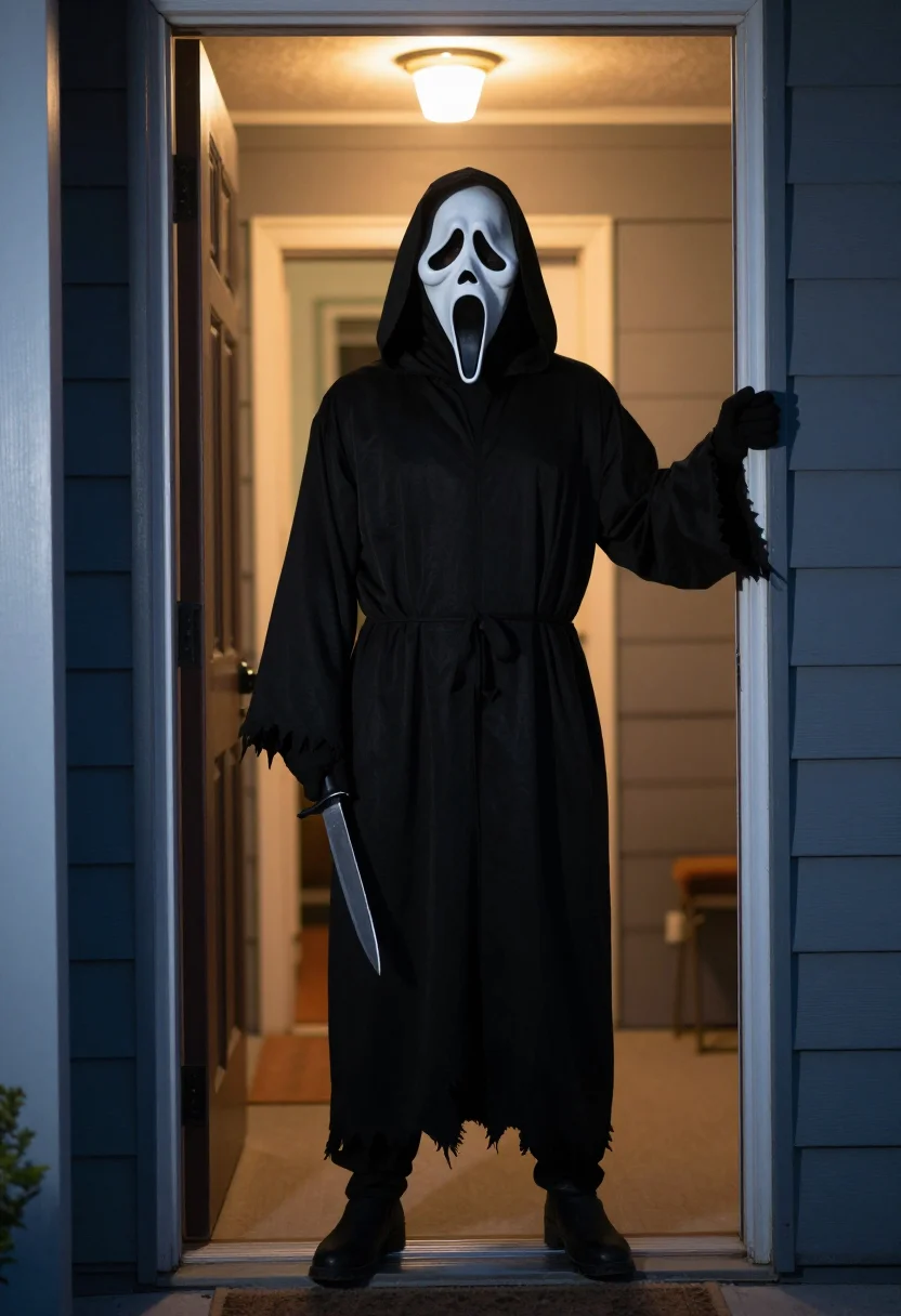 Example portrait from the AI Ghostface — Free Preview, Train Once